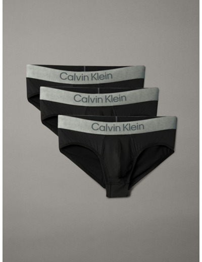 SLIP HIPSTER À RAYURES MICRO BRUSHÉ - PACK DE 3