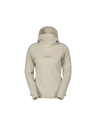 Sweat à capuche Homme DEFINED WARM HOODY Blanc Poussière/Noir