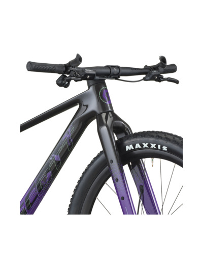 Vélo de gravel SCALE GRAVEL 10 Noir Carbone/Violet Indigo