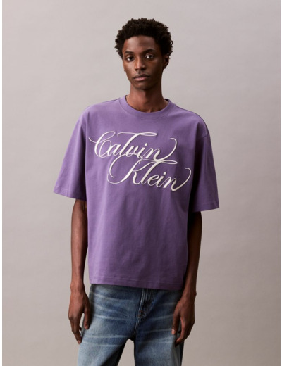 T-SHIRT EN COTON DÉCONTRACTÉ