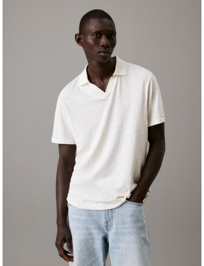 POLO À MANCHES COURTES COL CUBAIN