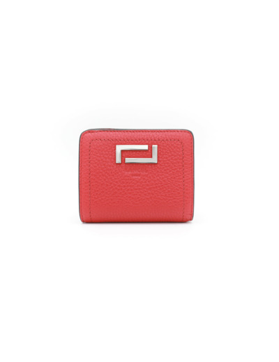 Bastille - Compact Zippe Medium - Rouge Lancel