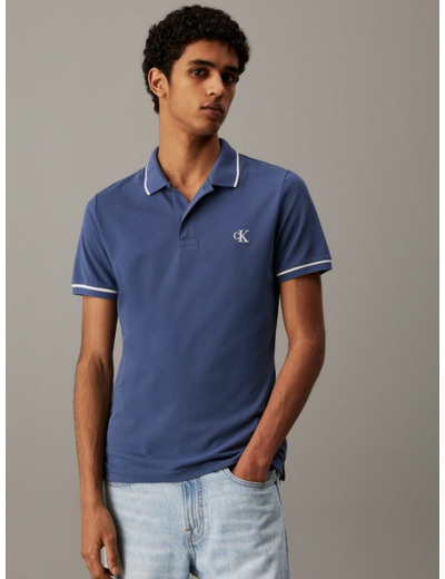 POLO EN COTON ÉLASTIQUE SLIM