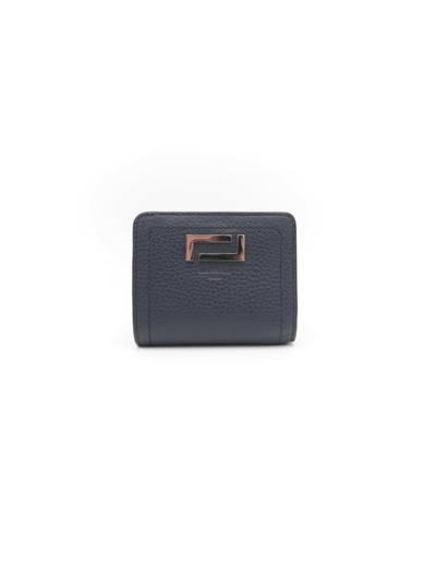 Bastille - Medium Zip Compact - Bleu Petrole