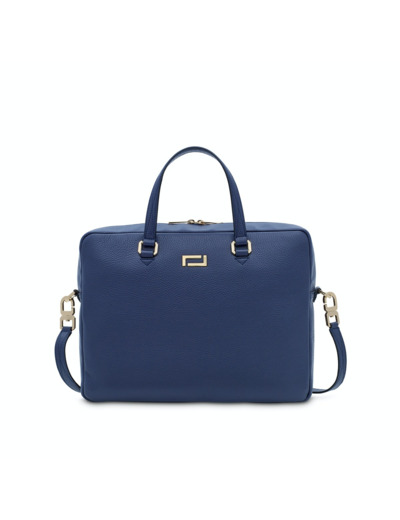 Lola de Lancel - PORTE-DOCUMENTS ZIPPE - Grand Modèle - Bleu Petrole