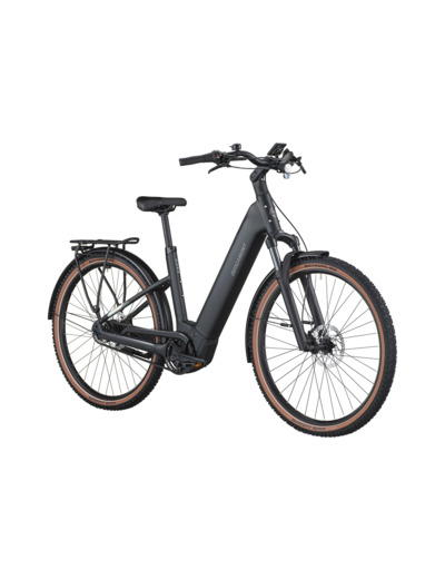 Vélo urbain/trekking électrique E-HORIZON SUV 20 BELT WAVE Noir Mat