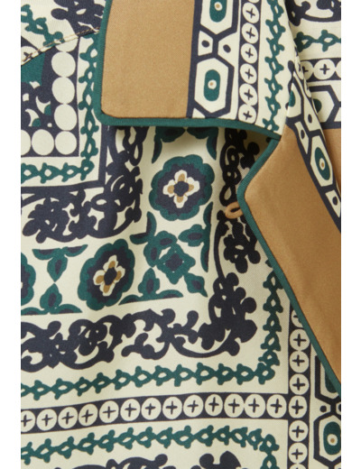 Chemise soie imprimée