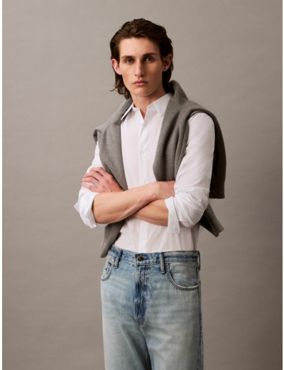 CHEMISE À MANCHES LONGUES SLIM STRETCH