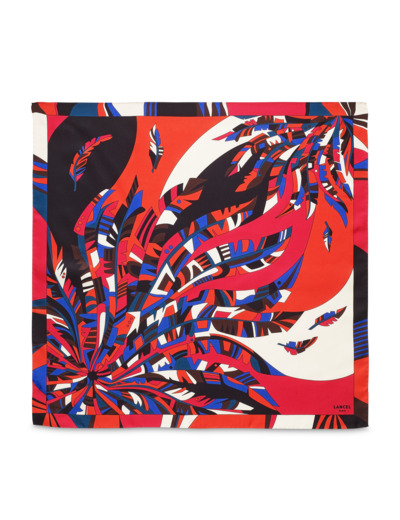 Motif Arabesque - Carré - Petit modèle - Multico Framboise