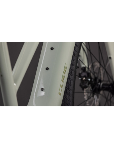 Vélo urbain électrique EDITOR HYBRID SLX 400X Beige/Chrome