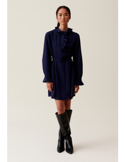 Robe rayures volants marine