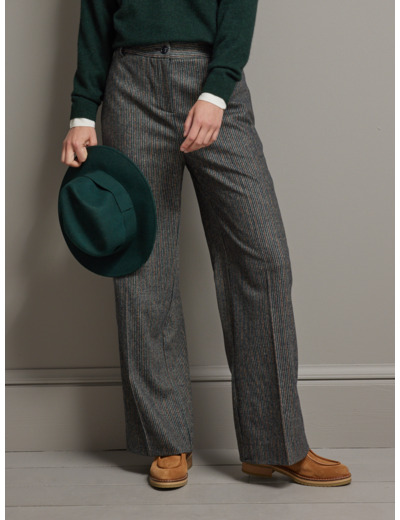 Pantalon Chevron Raye