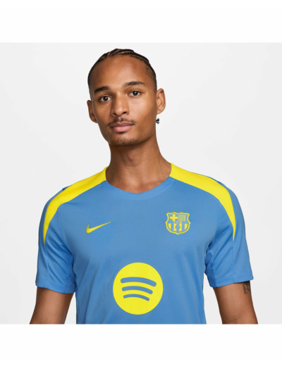 Maillot de football Homme FCB M NK DF STRK SS TOP K SE Bleu