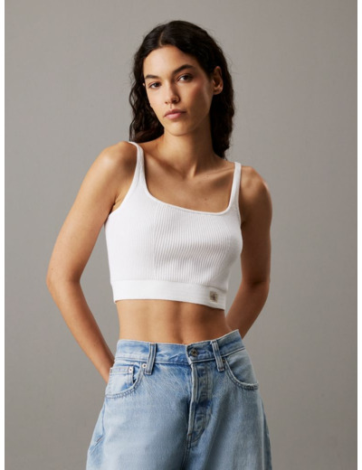 SWEAT-SHIRT SANS MANCHES EN BRLETTE