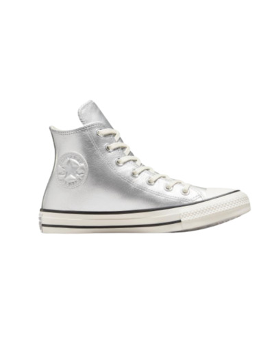 Chuck Taylor All Star Hi Silver/Egret/Black