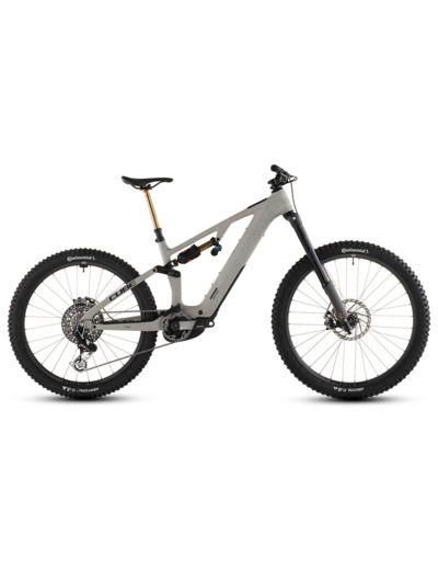 VTT tout suspendu électrique AMS HYBRID 177 C:62 SUPER TM 600X Beige