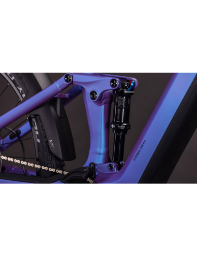 VTT tout suspendu électrique STEREO HYBRID ONE44 EXC 800 Bleu Iris/Noir