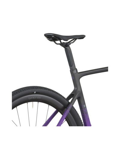 Vélo de gravel ADDICT GRAVEL 20 Noir Carbone/Violet Indigo