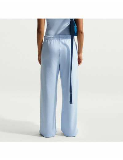 Pantalon de survetement Femme W NK PHNX FLC HR PANT WD GLS Bleu