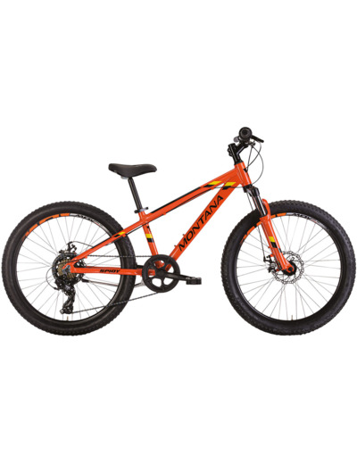 VTT semi rigide Enfant SPIDY 24 TY 1X7V Orange