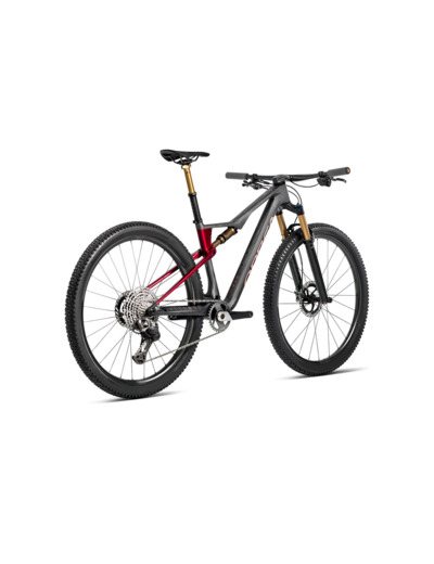 VTT tout suspendu OIZ M-TEAM FACTORY Diamant/Rouge Cerise