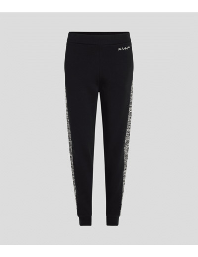 BOUCLE BAND SWEATPANTS