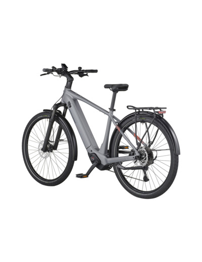 Vélo urbain/trekking électrique E-HORIZON SPORT 10 Gris Pierre