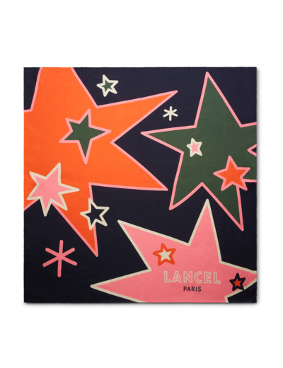 Motif Stars - Carré - Grand modèle - Multico Noir