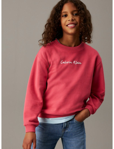 SWEAT-SHIRT COL ROND LOGO