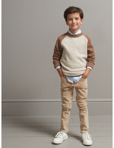 Pull Raglan Bicolore