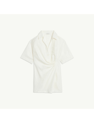 Robe courte drapée