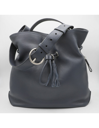 Sacha de Lancel - Sac Seau M - Moyen modèle - Bleu Petrole