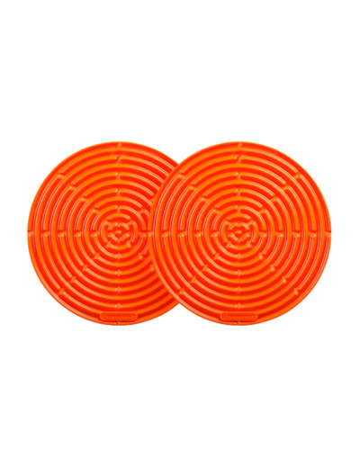 Set de deux maniques 10cm en silicone volcanique