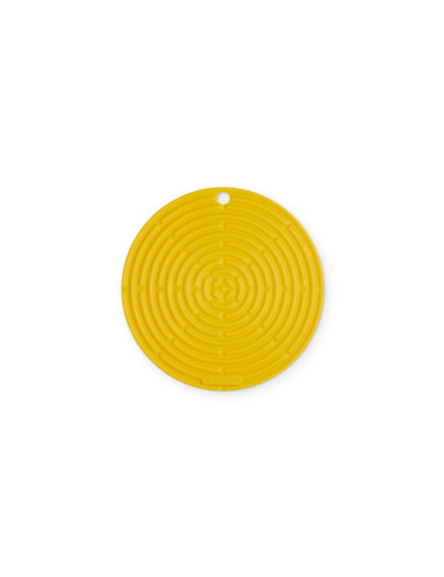 Dessous de plat rond 20cm en silicone nectar
