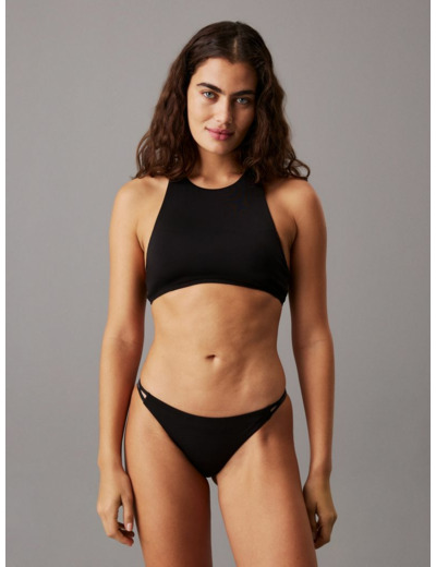 HAUT DE BIKINI À COL MONTANT AVEC PADS AMOVIBLES