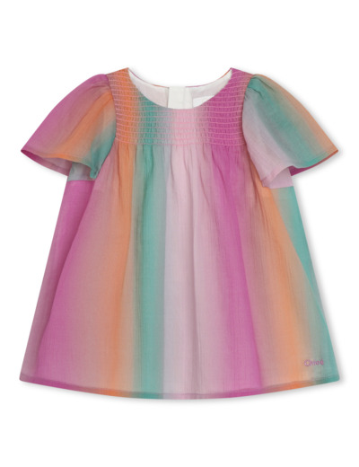 ROBE MANCHES COURTES