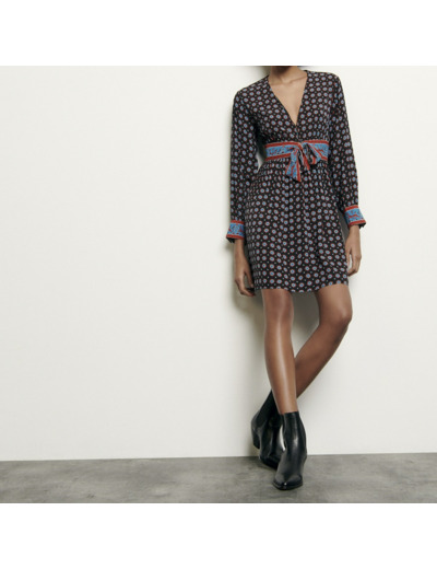 Robe courte imprimée