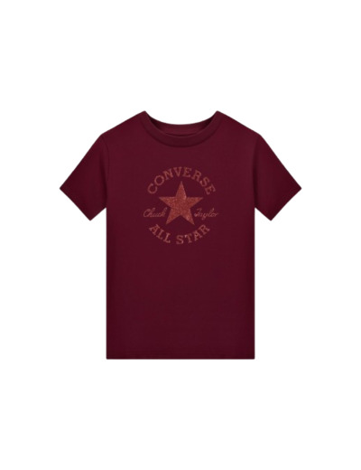 Chuck Patch Glitter Tee White