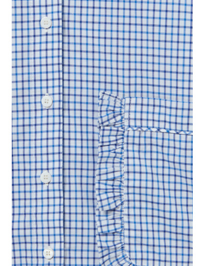 Chemise carreaux poches
