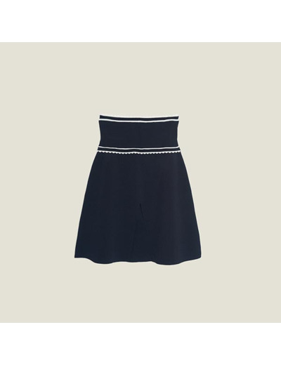 Jupe courte en maille