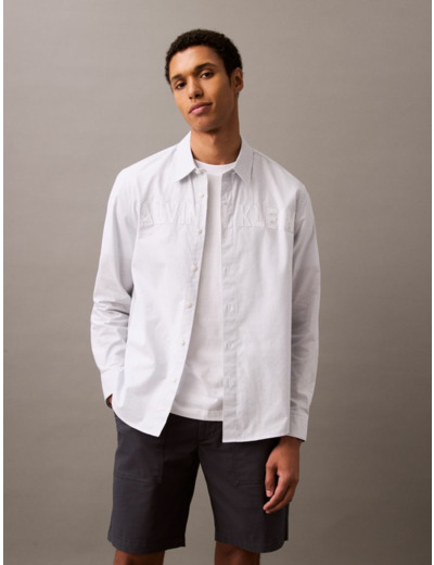 CHEMISE OXFORD À MANCHES LONGUES