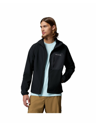 Polaire zip Homme TALL HEIGHTS III HOODED SOFTSHELL Noir