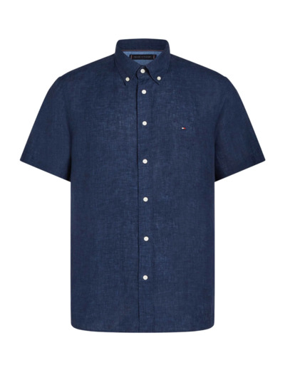 เสื้อเชิ๊ตผู้ชาย สีน้ำเงิน ทรง Regular Fit