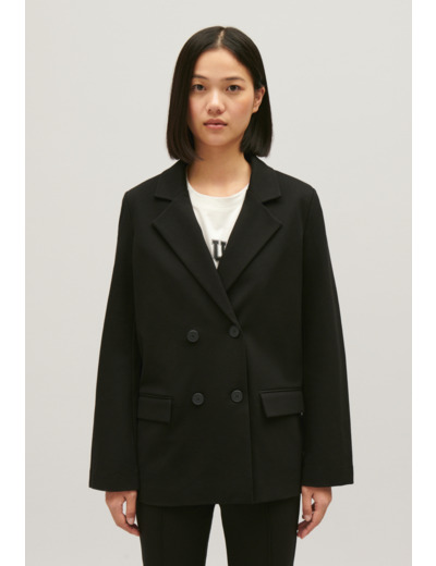 Veste tailleur oversize noir