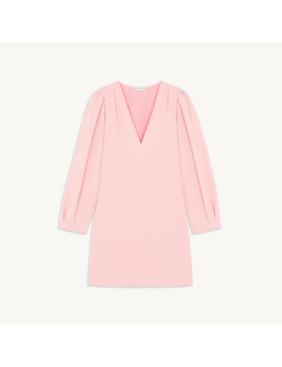 Robe courte à plis