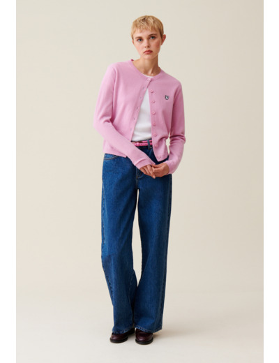 Cardigan Jean Toto laine