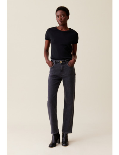 Jean Toto slim gris anthracite