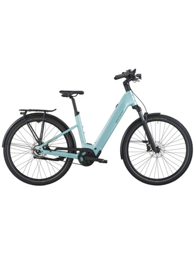 Vélo urbain/trekking électrique E-HORIZON TOUR 10 BELT WAVE Bleu Sirène
