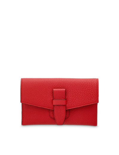 Charlie de Lancel - Portefeuille combiné avec porte-cartes zippé amovible - Rouge Lancel