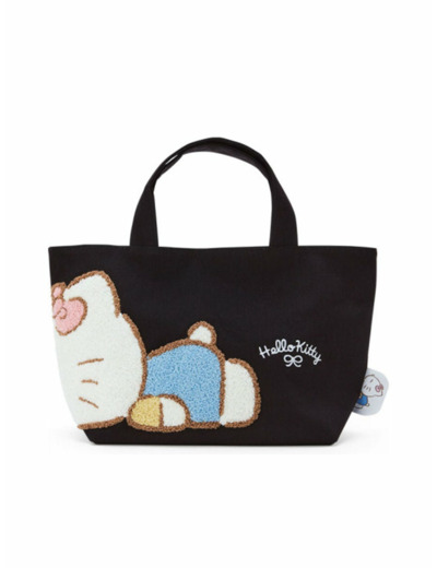 กระเป๋าโท้ทผู้หญิงใส่ของ Hello Kittyag สีดำ